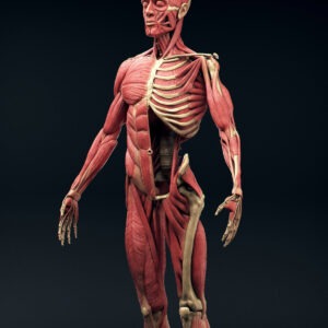 Ecorche Muscle System Anatomy Human Figure Anatomy made for artists Anatomy for scultors3d design stl file figure print