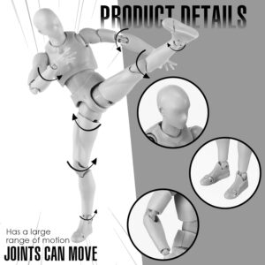 Male STL Action Figure 3D Printing Male Movable body Action Figure Toy Model Draw Mannequin STL for 3D Printing