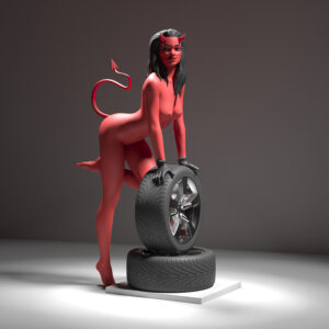 Devil Car Demon-3dprint Stl 3D print