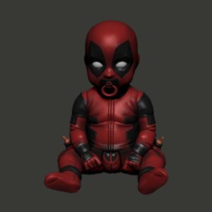 Bady-deadpool 3D Prints STL File 3D print model 3d design stl file figure print